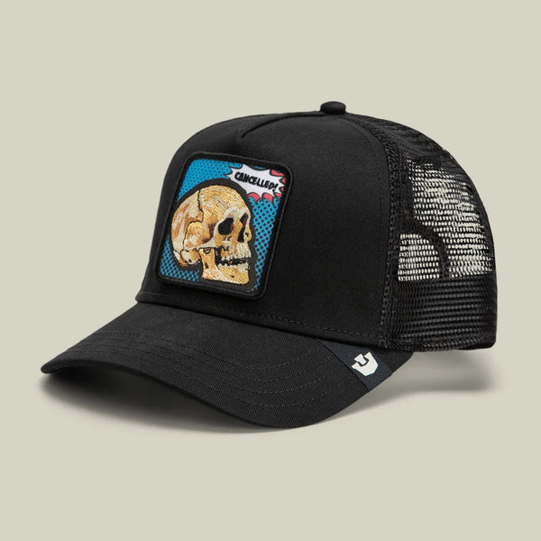 Goorin Bros. Popart Skull Trucker cap - Black
