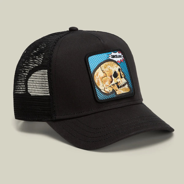 Goorin Bros. Popart Skull Trucker cap - Black
