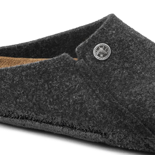 Birkenstock Mens Zermatt Wool Felt Slipper - Anthracite