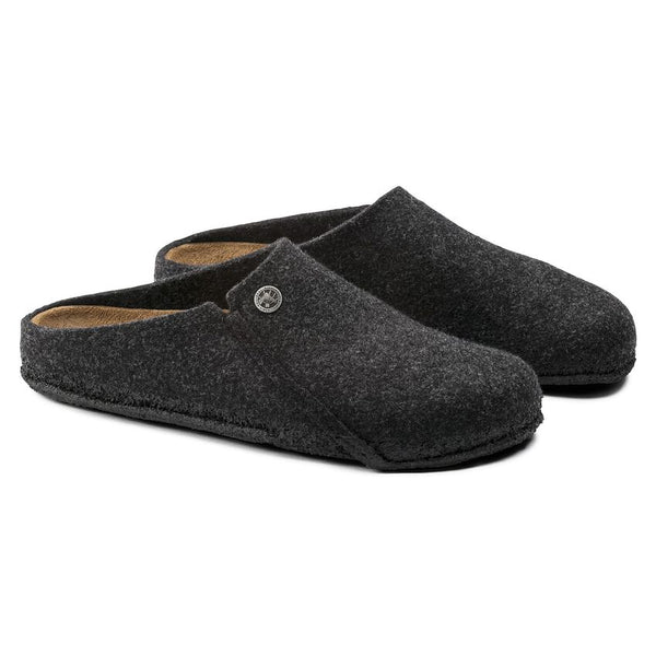 Birkenstock Mens Zermatt Wool Felt Slipper - Anthracite