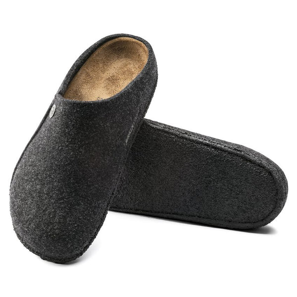 Birkenstock Mens Zermatt Wool Felt Slipper - Anthracite