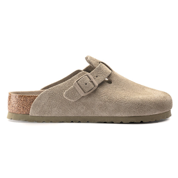 Birkenstock  Boston Soft Footbed -  Faded Khaki