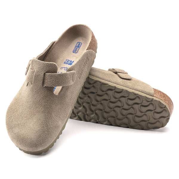 Birkenstock  Boston Soft Footbed -  Faded Khaki