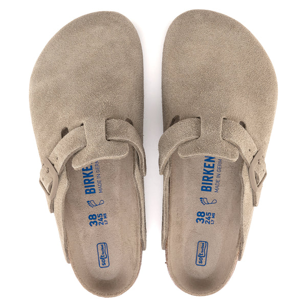 Birkenstock  Boston Soft Footbed -  Faded Khaki