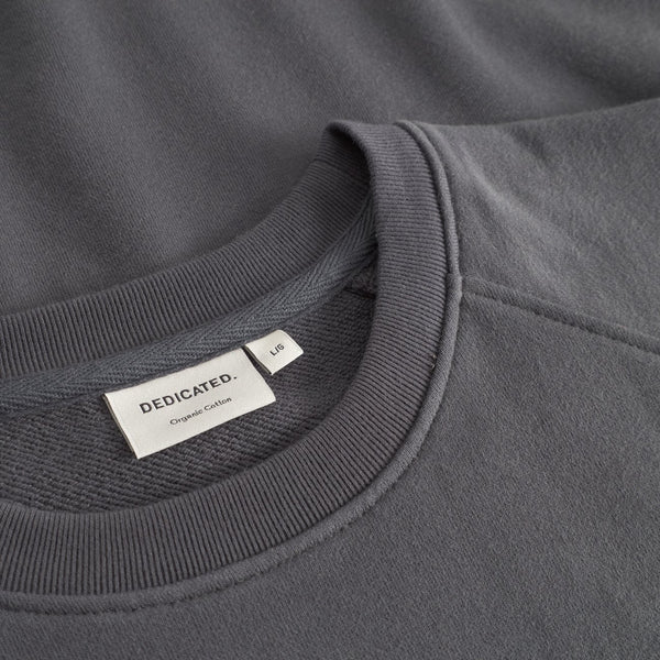 Dedicated Malmoe Lemon Peace Sweat - Charcoal