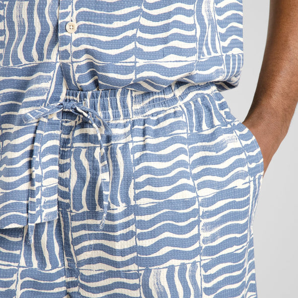 Dedicated Essingen Wave Tiles Shorts - Blue