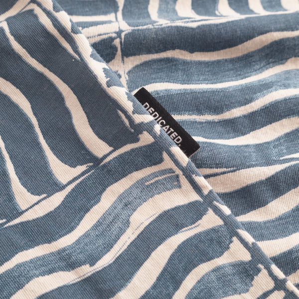 Dedicated Stockholm Wave Tiles Tee - Blue