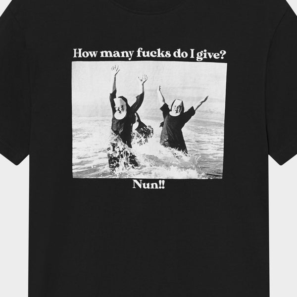 Dedicated Nun Given Stockholm Tee - Black