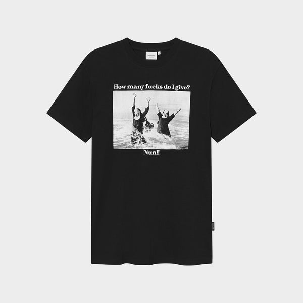 Dedicated Nun Given Stockholm Tee - Black