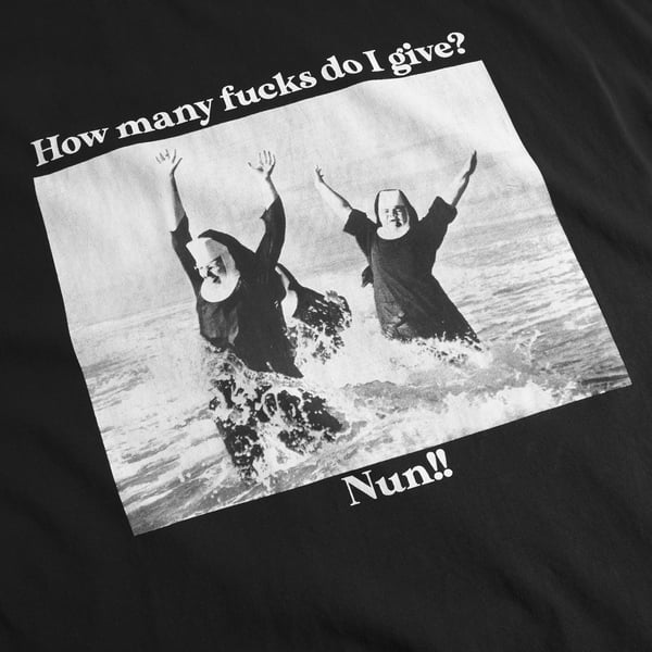 Dedicated Nun Given Stockholm Tee - Black