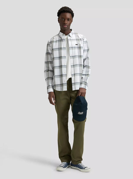 Lee Regular Chino - Olive Moss Green