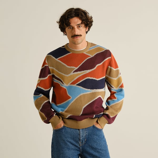 Dedicated Mora Patch Valley Sweater - Multi