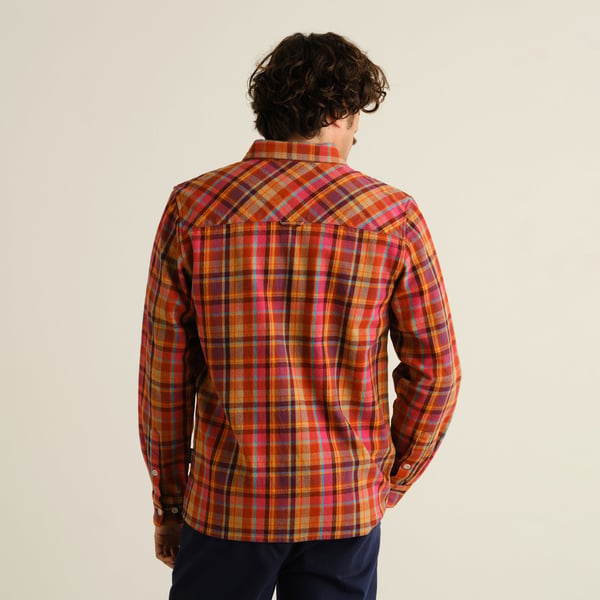 Dedicated Rute Flannel L/S Check Shirt - Madras