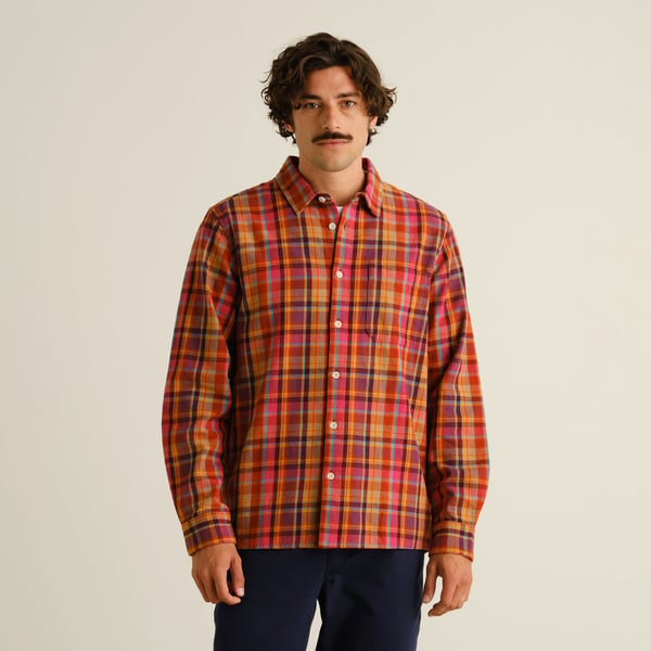Dedicated Rute Flannel L/S Check Shirt - Madras