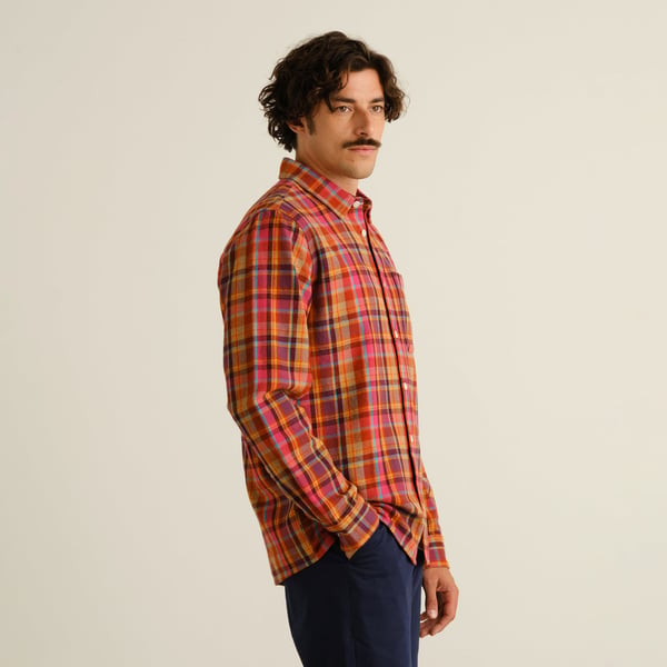 Dedicated Rute Flannel L/S Check Shirt - Madras