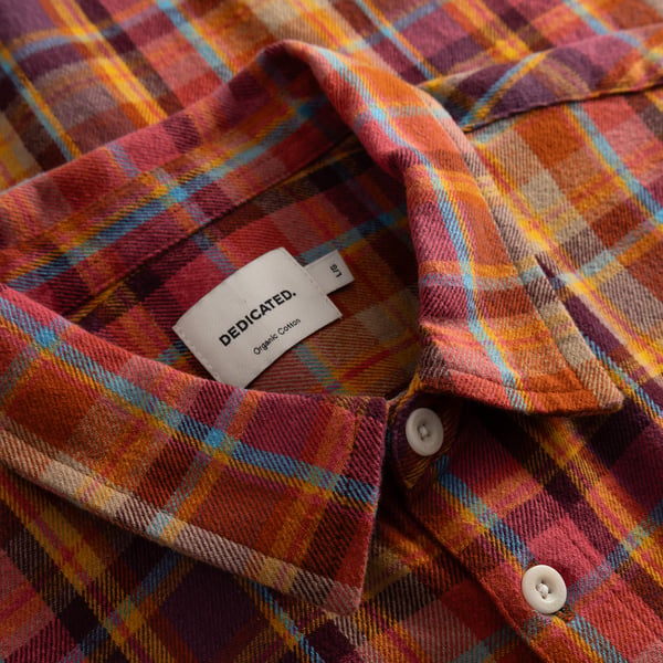 Dedicated Rute Flannel L/S Check Shirt - Madras