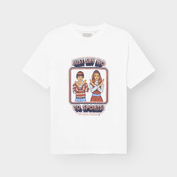 Dedicated Say No To Sports Stockholm Tee - White
