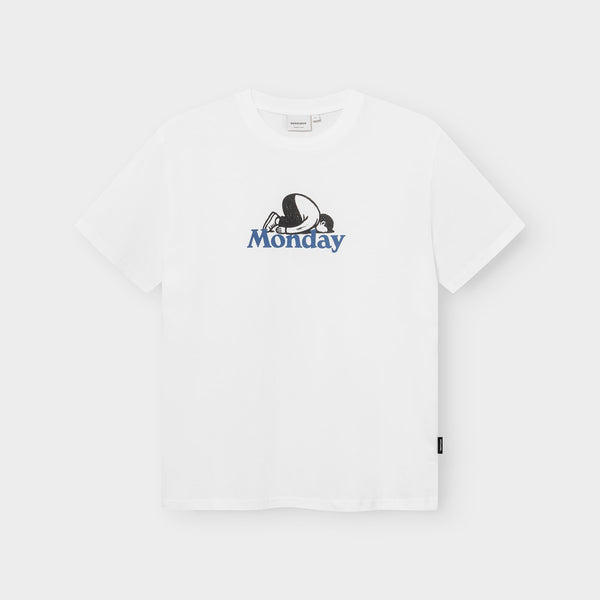 Dedicated Monday Crash Stockholm Tee - White