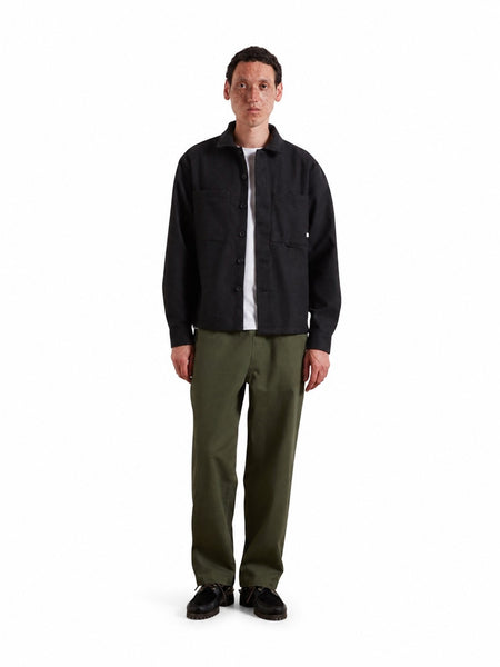 Randall L/S Overshirt - Charcoal