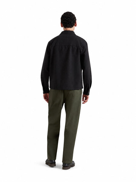 Randall L/S Overshirt - Charcoal