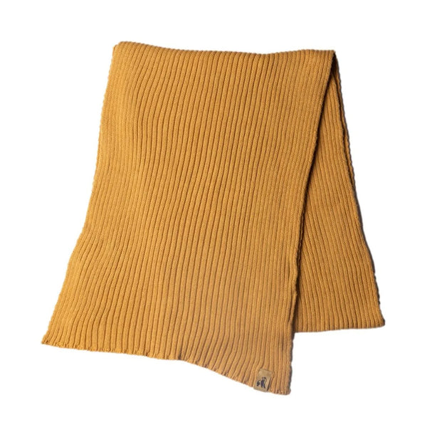 Swole Panda Organic Cotton Scarf - Mustard