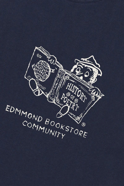 Edmmond Bookstore Tee - Dark Blue