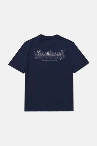 Edmmond  Banquet Hall Tee - Plain Navy