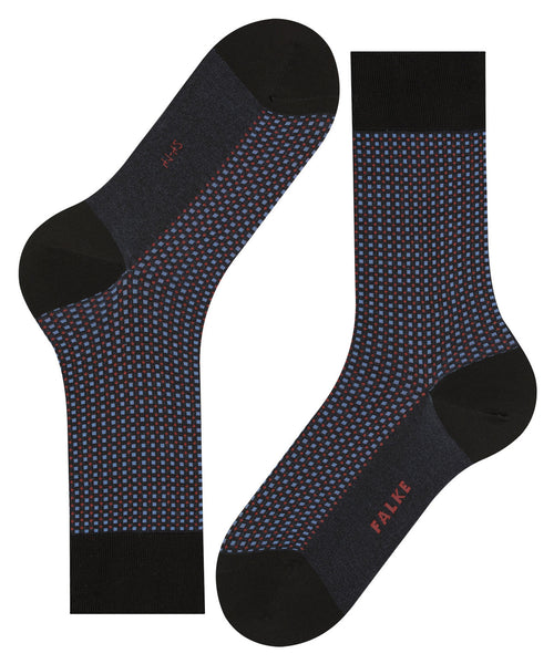 Falke Uptown Tie Socks - Black