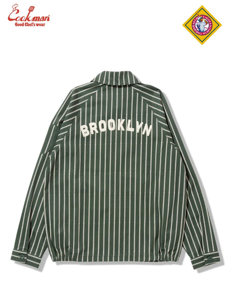 Cookman  "Brooklyn Eagles" Delivery Jacket - Dark Green