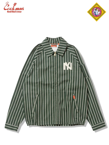 Cookman  "Brooklyn Eagles" Delivery Jacket - Dark Green