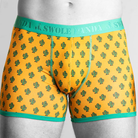 Swole Panda Bamboo Cactus Boxers