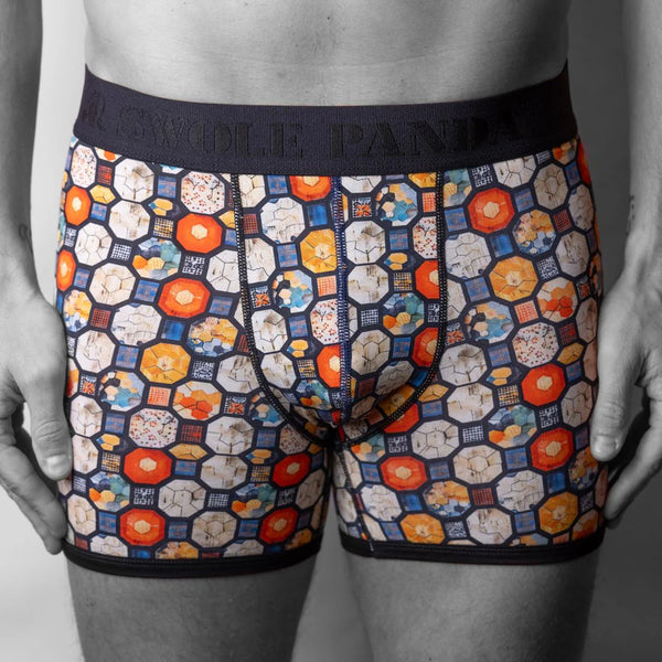 Swole Panda Mosaic Boxers - Multi