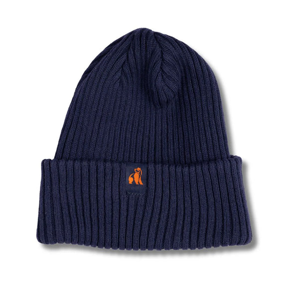 Swole Panda Beanie - Navy