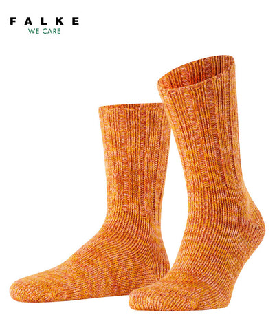 Falke Mens Brooklyn Boot Socks - Mandarin
