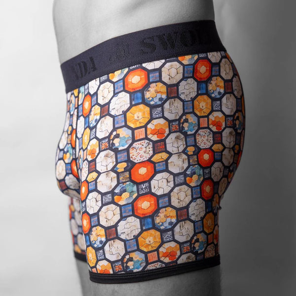Swole Panda Mosaic Boxers - Multi