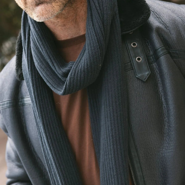Swole Panda Organic Cotton Scarf - Black