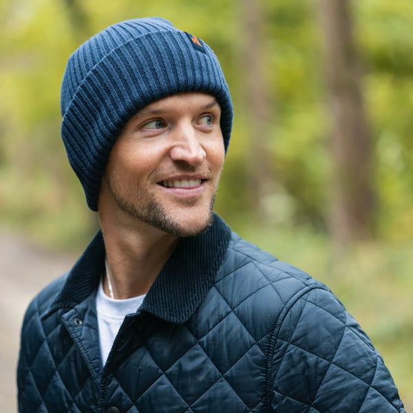Swole Panda Beanie - Navy