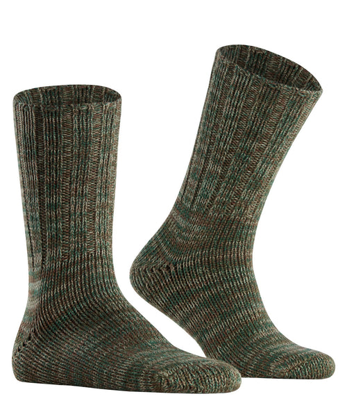Falke Mens Brooklyn Boot Socks - Brown Tan