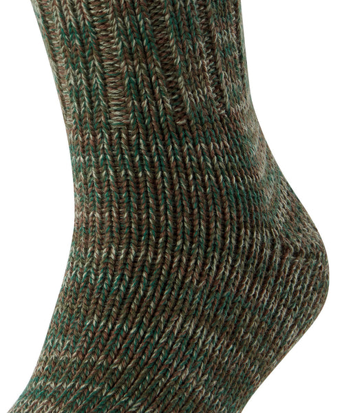 Falke Mens Brooklyn Boot Socks - Brown Tan
