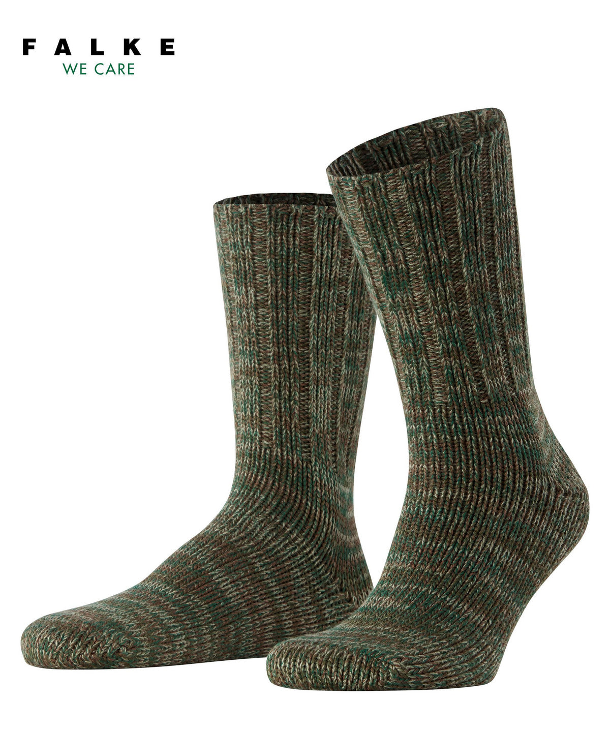 Falke Mens Brooklyn Boot Socks - Brown Tan