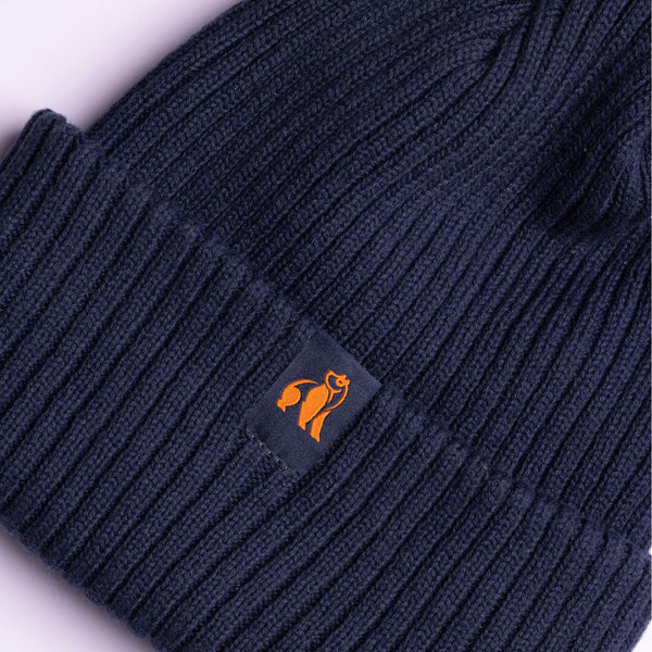 Swole Panda Beanie - Navy