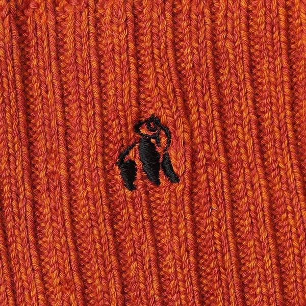 Swole Panda Bamboo Boot Socks - Burnt Orange