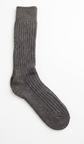Swole Panda Bamboo Boot Sock - Marl Grey