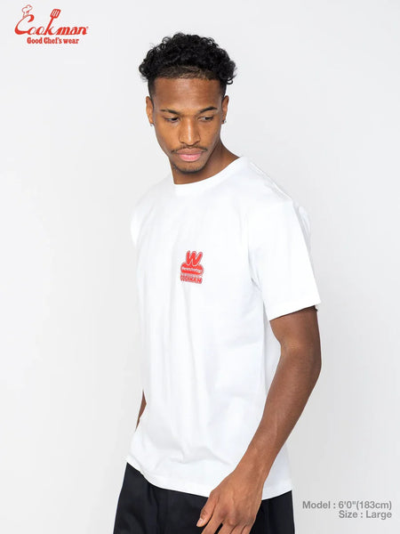Cookman Wienerscnitzel Logo Tee - White
