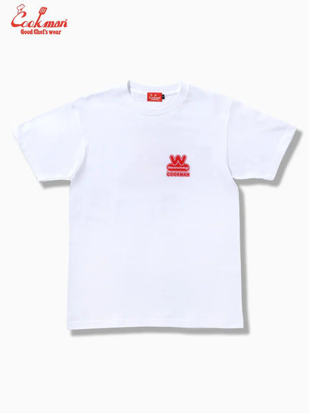 Cookman Wienerscnitzel Logo Tee - White