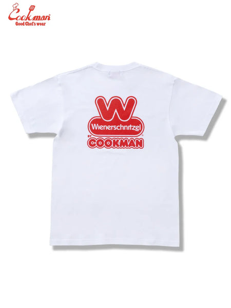 Cookman Wienerscnitzel Logo Tee - White
