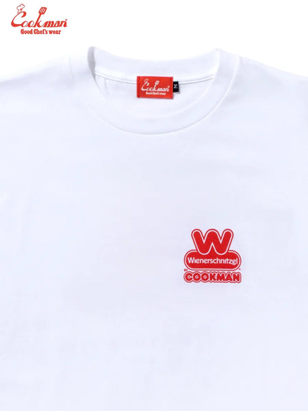 Cookman Wienerscnitzel Logo Tee - White