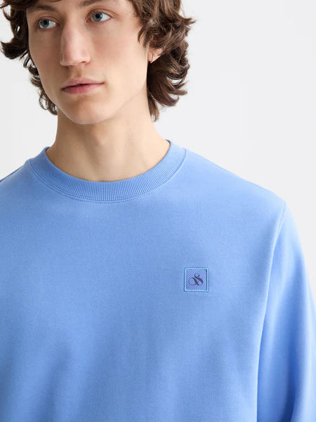 Scotch &Soda Logo Sweat - Blue Bonnet