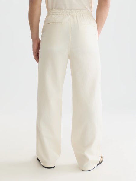 Scotch & Soda Otis Relaxed  Linen Blend Jogger - EggNog