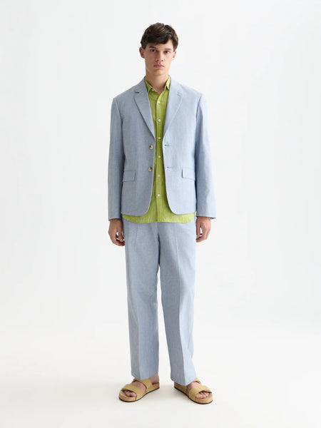 Scotch & Soda Otis Tailored Linen Blend Jogger - Infinity